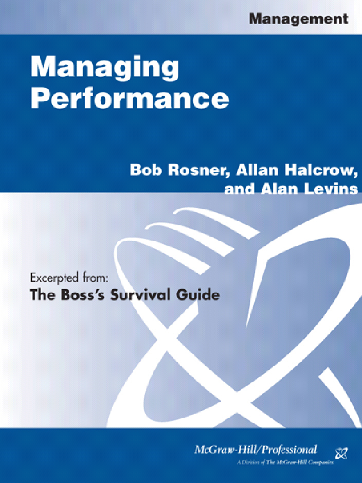 Title details for Managing Performance by Bob Rosner - Available